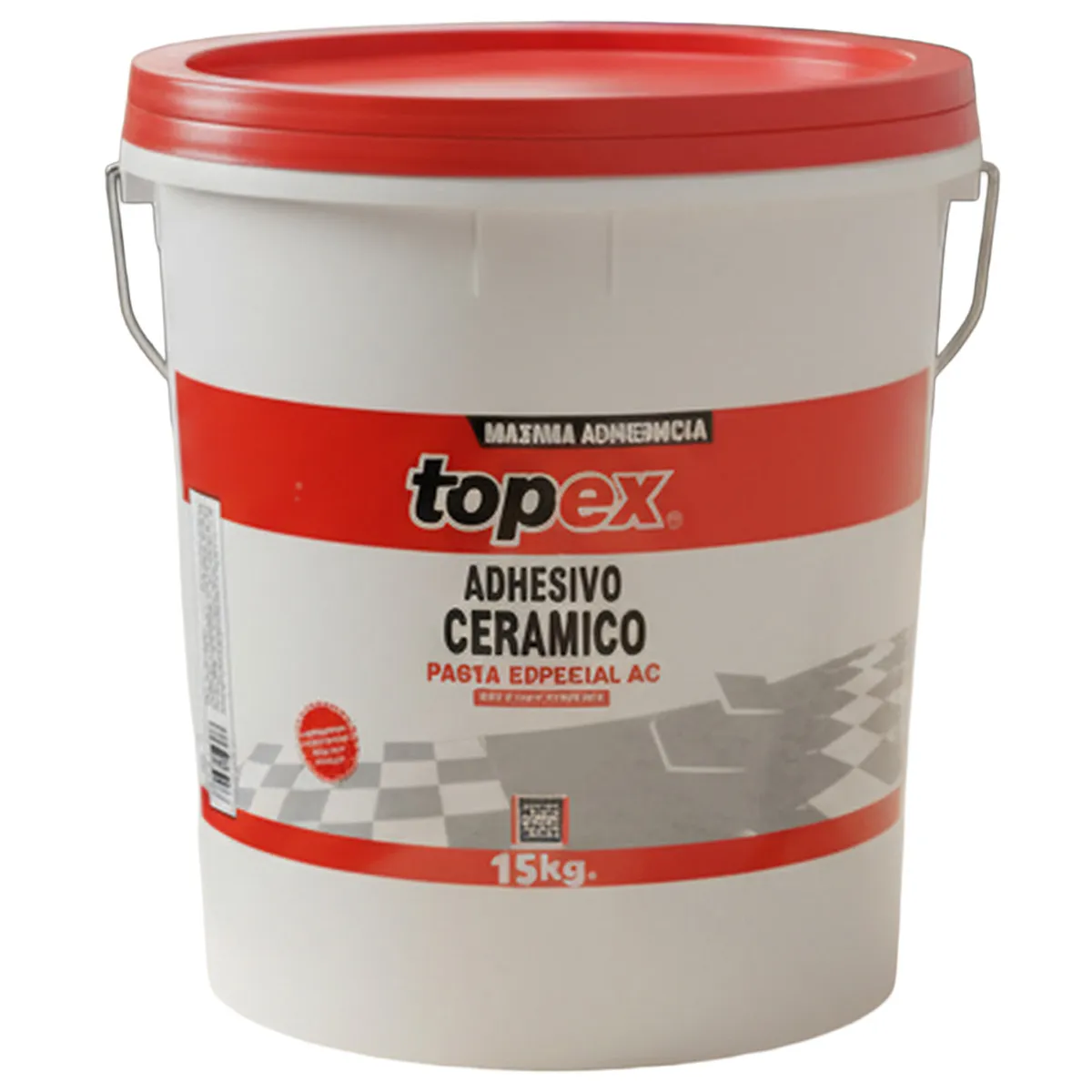 Adhesivo Cerámico Muro Superficie Flexible 15kg Topex