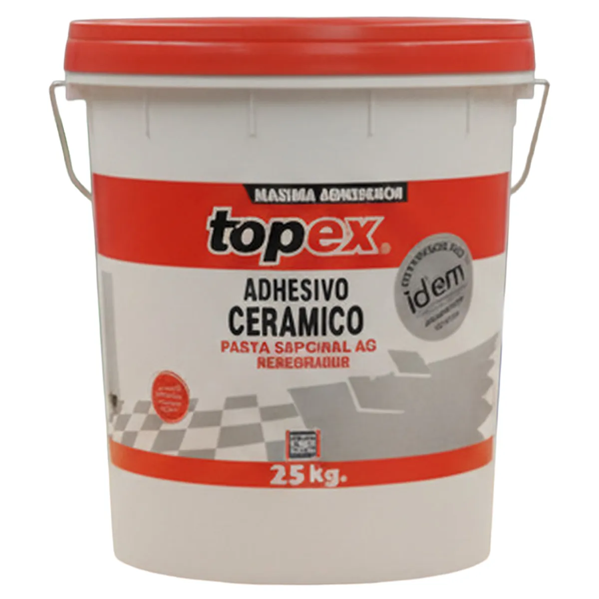 Adhesivo Cerámico Muro Superficie Flexible 25kg Topex