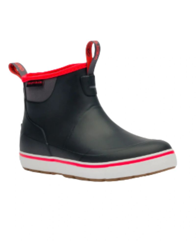 BOTIN MUJER NEGRO / ROJO