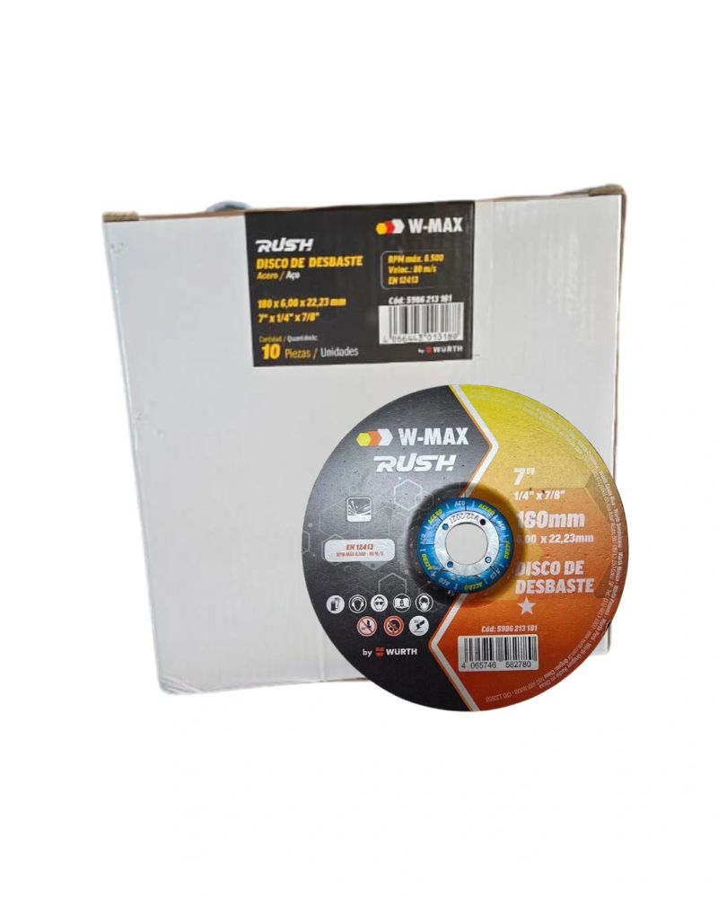 DISCO DESBASTE 7" W-MAX RUSH