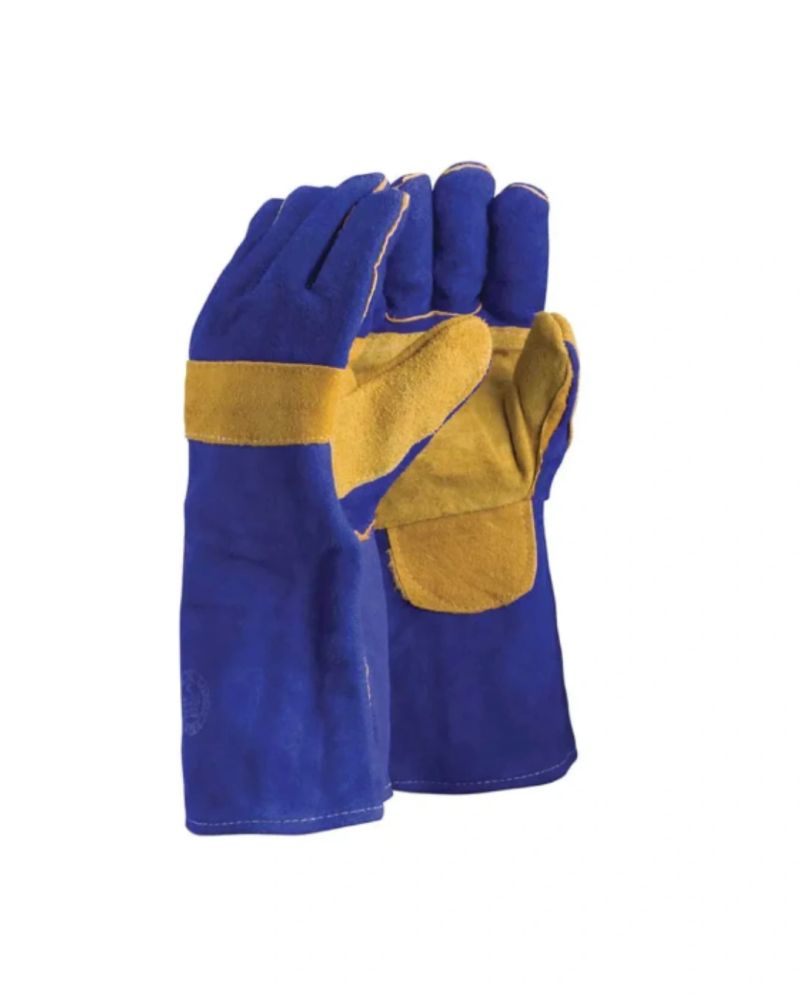 GUANTE SOLDADOR REFORZADO AZUL GREENWAY