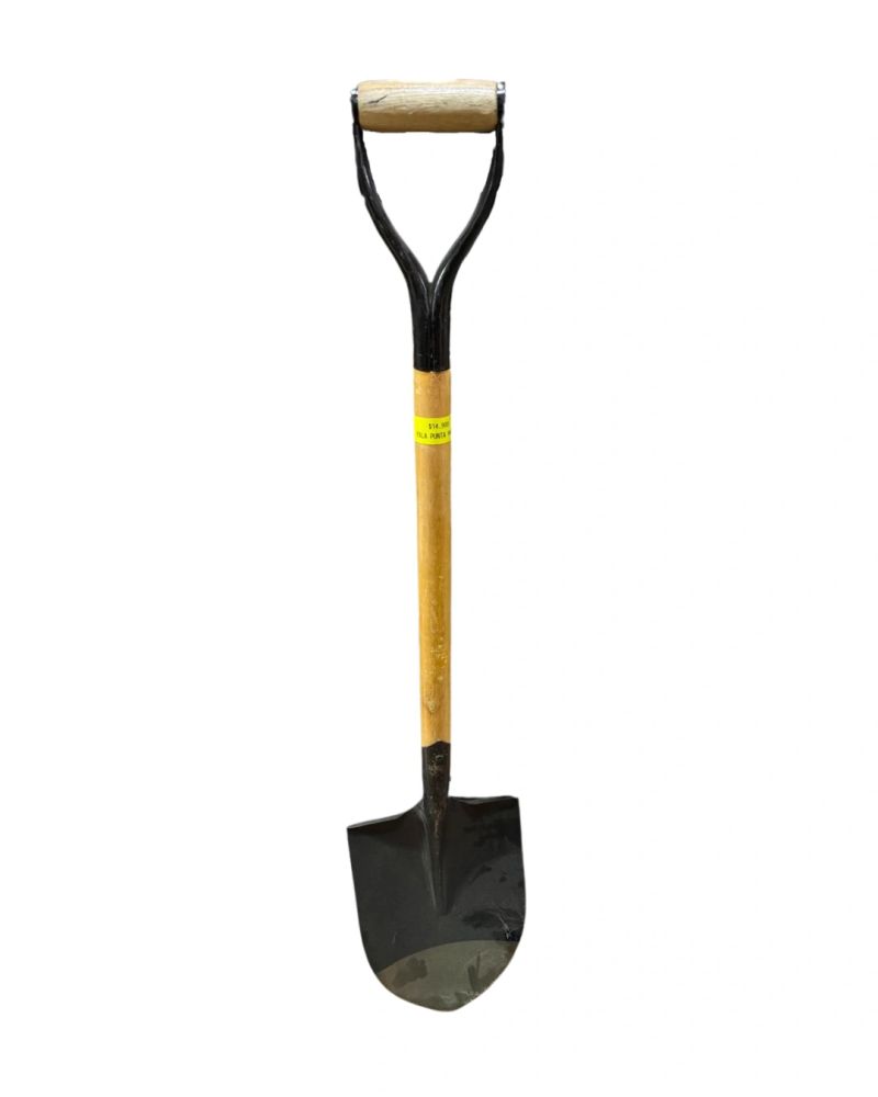 PALA PUNTA HUEVO CON MANGO MADERA COBRA