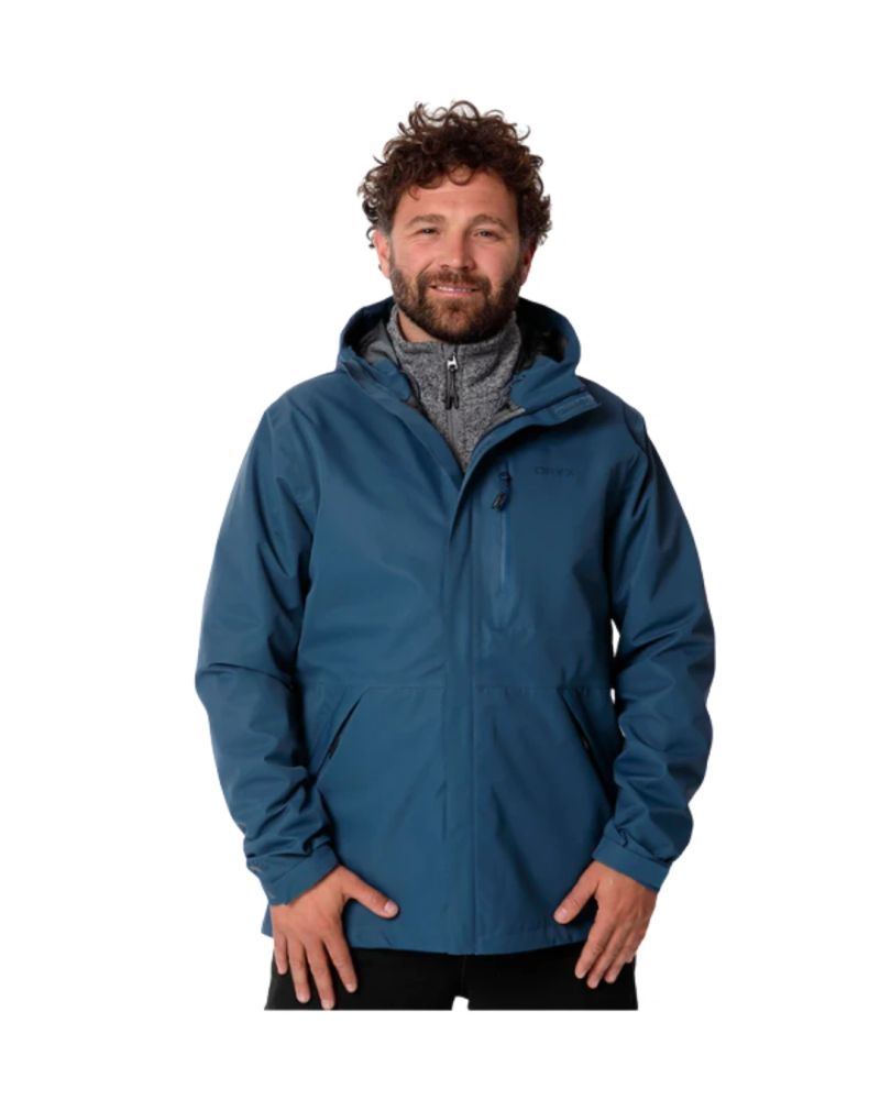 PARKA IMPERMEABLE JASPER AZUL HOMBRE