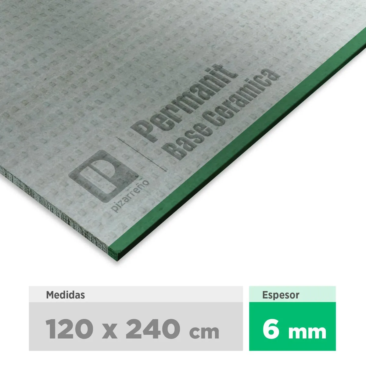 PERMANIT INTERNIT BASE CERAMICA 6MM 1.20 x 2.40