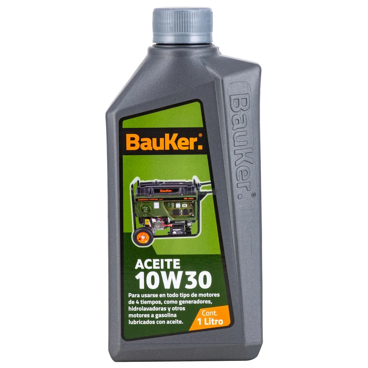 Sello de certificación SEC de Aceite 10W30 1L Generadores Bauker