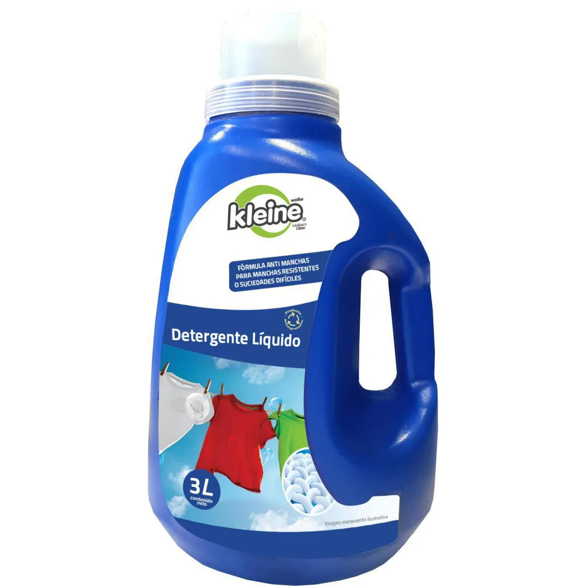 Sello de certificación SEC de Detergente Liquido 3L Kleine