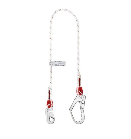 CABO DE VIDA TRENZADO CON MOSQUETÓN RESISTOR - SAF121